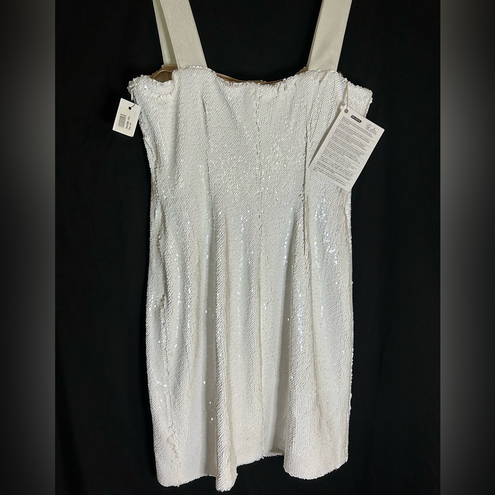 NWT MSRP $1445 GALVAN LONDON SALAR SEQUIN COCKTAIL MINI-DRESS - SIZE US 12 - Picture 11 of 14